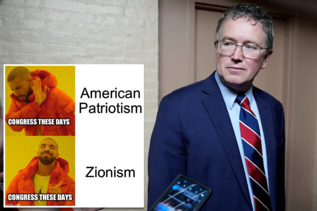 Dems accuse Rep. Thomas Massie of antisemitism over Drake-inspired ‘Zionism’ meme