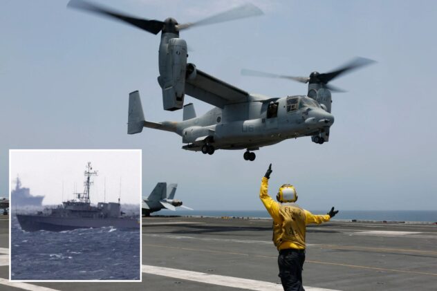 Divers recover the seventh of 8 crew members killed in crash of a US military Osprey off Japan