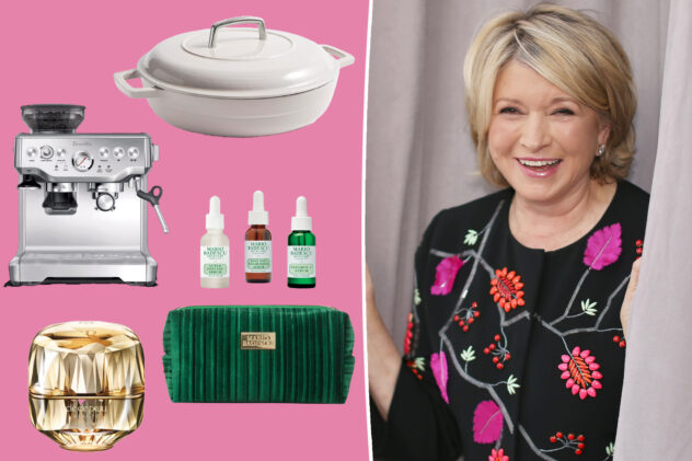 Martha Stewart’s holiday splurges include 24k gold face masks and a stone deer ‘from around 1900’