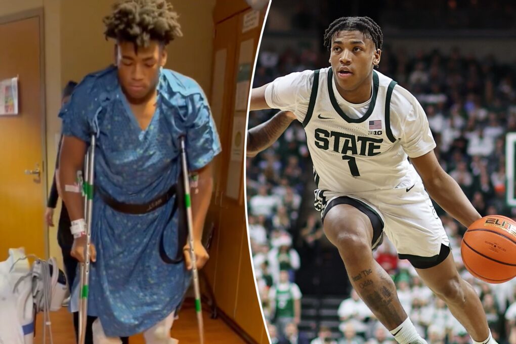 Michigan State’s Jeremy Fears released from hospital after holiday break shooting: ‘Blessed’