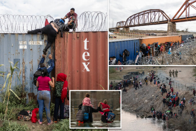 Migrants pouring over Texas border looking for ‘better life’, fleeing ‘bad economy’