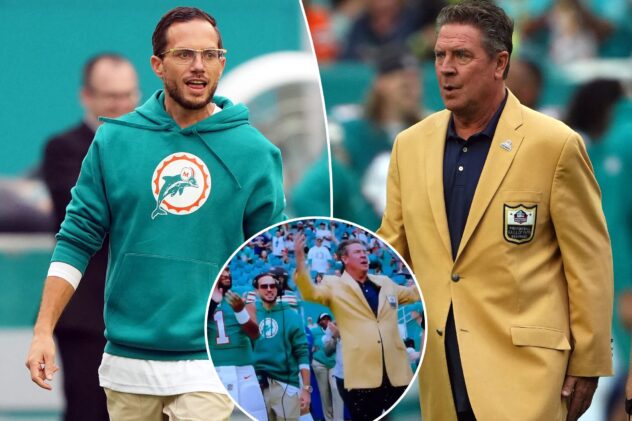 Mike McDaniel taunts Dolphins legend Dan Marino: ‘F–k your records’