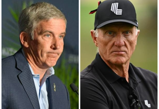 PGA Tour's Jay Monahan or LIV Golf's Greg Norman: Who gets fired first?
