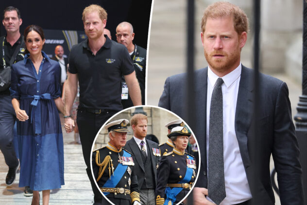 Prince Harry still calling UK home, says he and Meghan Markle were ‘forced’ to leave