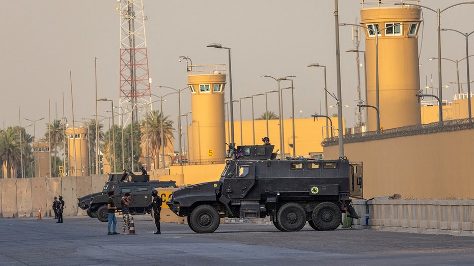 US embassy in Baghdad struck by more than a dozen rockets in early morning attack