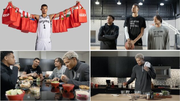 Watch new H-E-B commercials featuring Spurs’ Wembanyama, Johnson, Sochan and Vassell