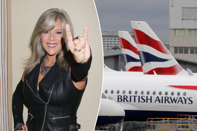 80s pop star Samantha Fox arrested after alleged drunken scene on plane