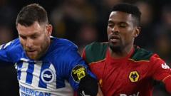 Brighton and Wolves cancel each other out in draw