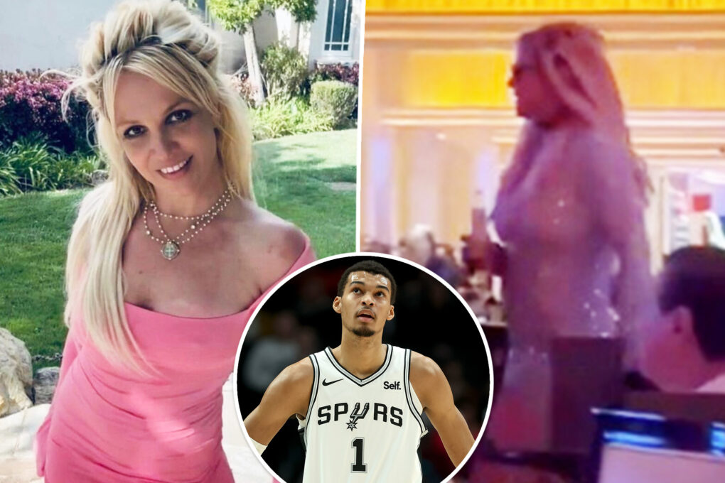 Britney Spears returns to Las Vegas for the first time since Victor Wembanyama slap