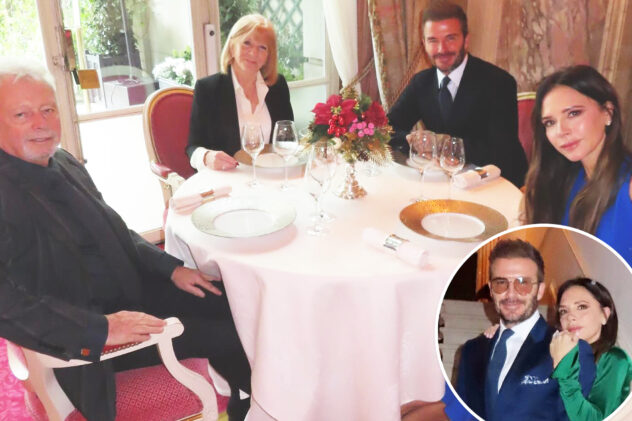 David Beckham has New Year’s Eve lunch at the Ritz with Victoria and her parents: ‘Very working class’