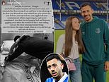 Dwight McNeil's partner Megan Sharpley tells of her health struggles as she praises Everton star as 'an amazing human being' for looking after her during 'super tough 2023'
