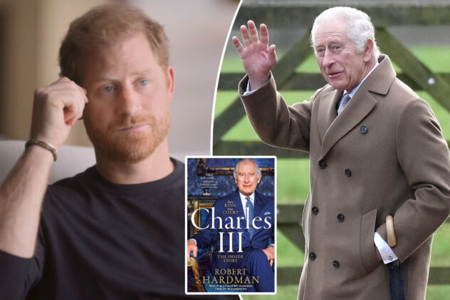 ‘Extremely sad’ King Charles is ‘exasperated’ by Prince Harry’s betrayals: book