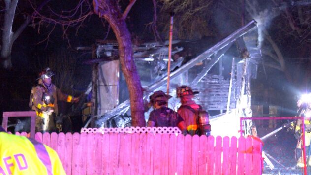 House goes up in flames for 2nd time in a week, firefighters say