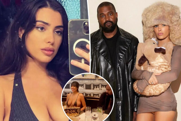 Kanye West’s wife Bianca Censori rocks teeny tiny bikini top while celebrating 29th birthday in Vegas