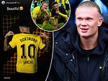 REVEALED: Erling Haaland's one-word message to Jadon Sancho after his former Borussia Dortmund team-mate seals a £3.4m loan return to the German giants from Man United
