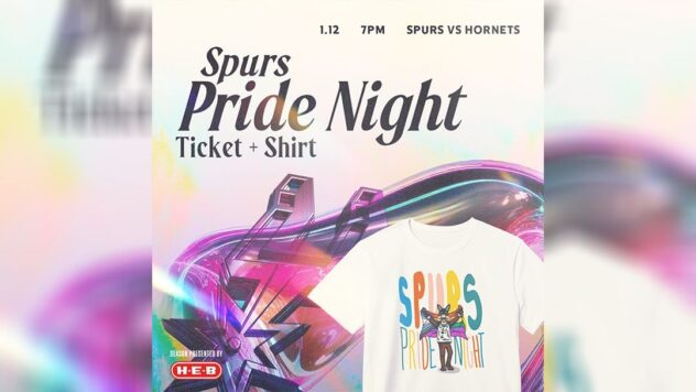 San Antonio Spurs to host Pride Night on Friday during Hornets game