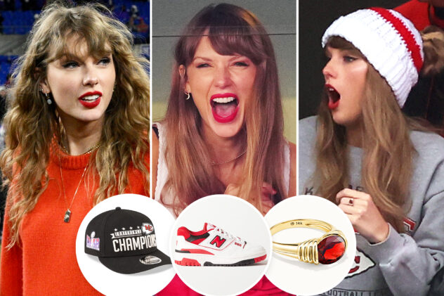 Shop Taylor Swift-inspired game-day outfits for the 2024 Super Bowl