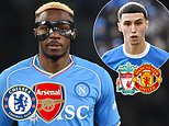 TRANSFER GOSSIP COLUMN: Arsenal and Chelsea target Victor Osimhen will leave Napoli, Man United and Liverpool eye Moroccan wonderkid, and Bayern Munich agree a deal for Kieran Tripper alternative at right back