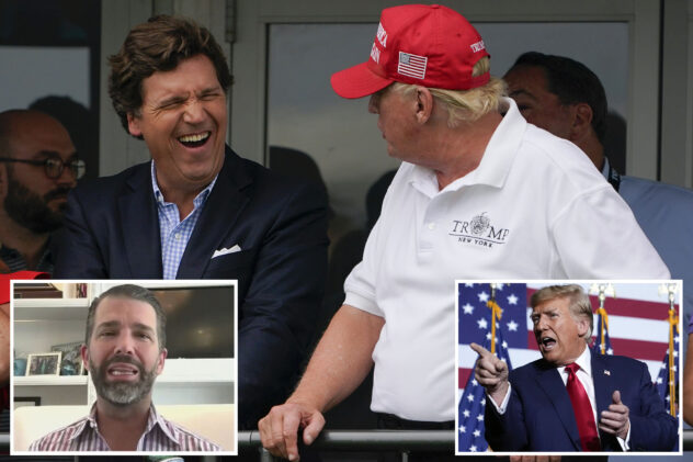 Tucker Carlson is ‘certainly’ a contender to be Trump’s VP pick, Don Jr. says