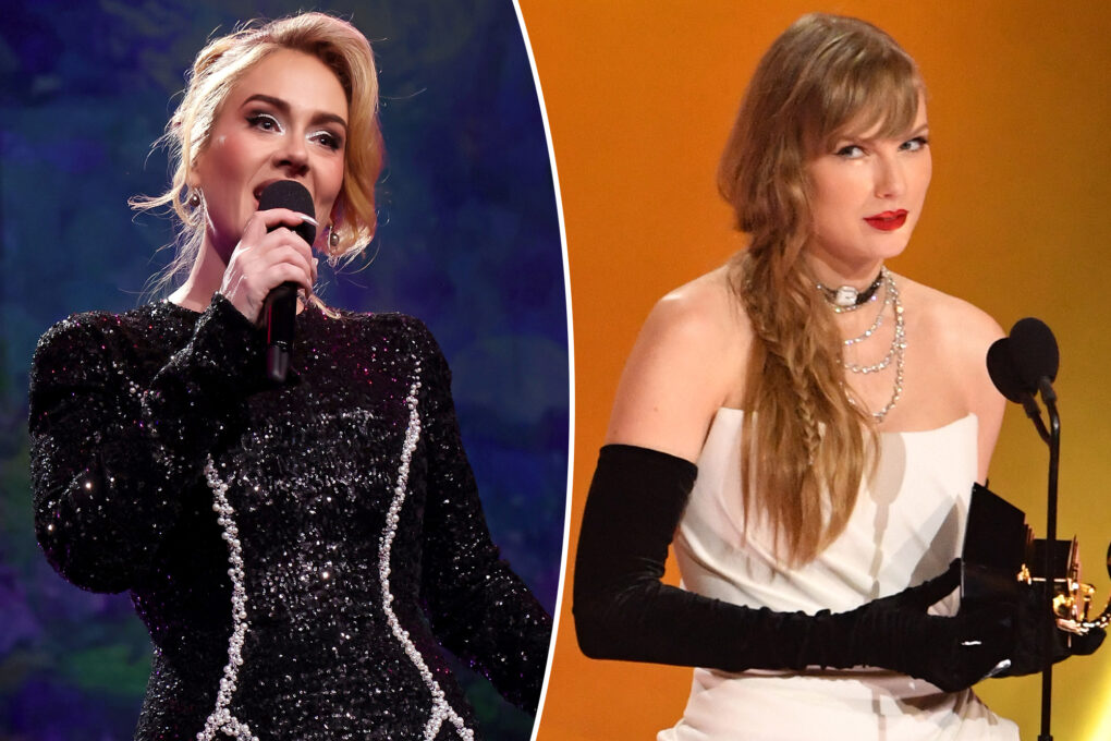 Adele tells NFL fans who hate Taylor Swift coverage to ‘get a f–king life’