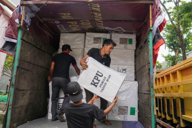 An Indonesian vice presidential candidate quits as a Cabinet minister before this month's election