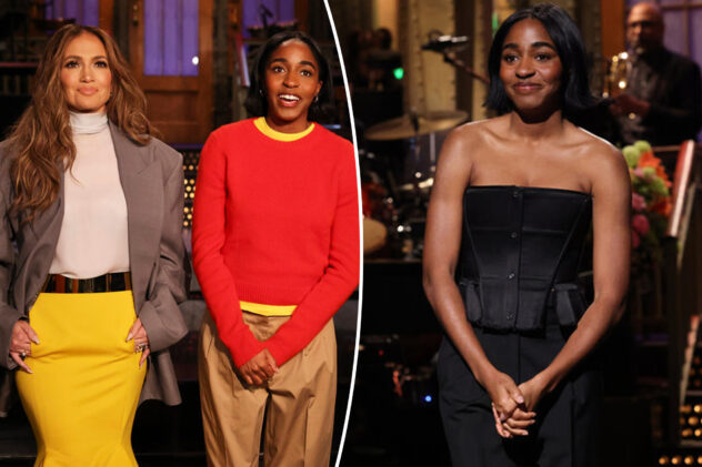 Ayo Edebiri pokes fun at resurfaced Jennifer Lopez criticism during ‘SNL’ skit: I was ‘24 and stupid’