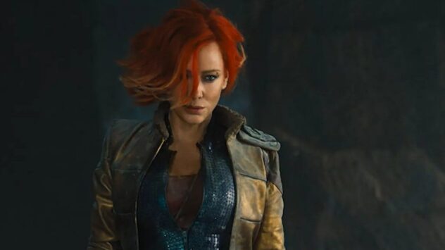 Borderlands film first look shows red-haired Cate Blanchett staring into a manhole