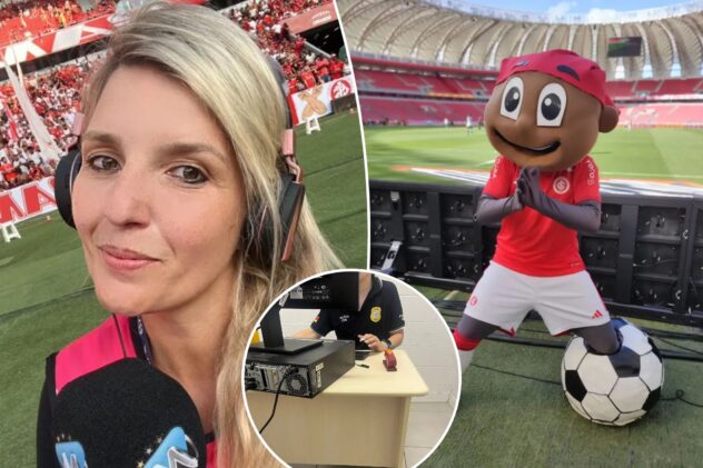 Brazilian soccer reporter accuses mascot of sexual harassment after unwanted, tight hug