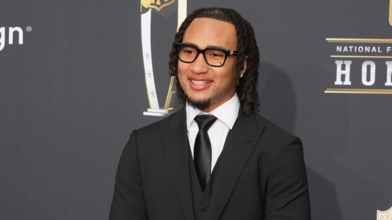 C.J. Stroud spotted leaving celebrity softball game with Amber Rose
