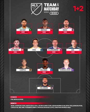 Carles Gil honored with spot on Team of the Matchday 1