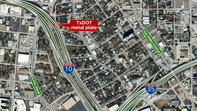 Drivers caught off guard by metal plate on I-10