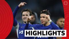 Fabulous Fernandez free-kick helps Chelsea beat Villa
