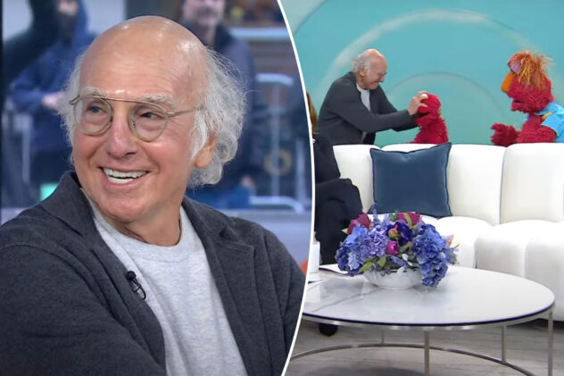 Fans bash Larry David for beating ‘the s—t out of Elmo’ on the ‘Today’ show: ‘This is child abuse’