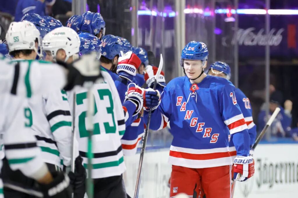 Go-ahead goal just what doctor ordered for Rangers’ Kaapo Kakko