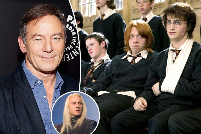 ‘Harry Potter’ star Jason Isaacs claims the young cast drank ‘at an industrial pace’
