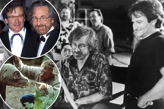 How Robin Williams cheered up Steven Spielberg when he was directing ‘Schindler’s List’