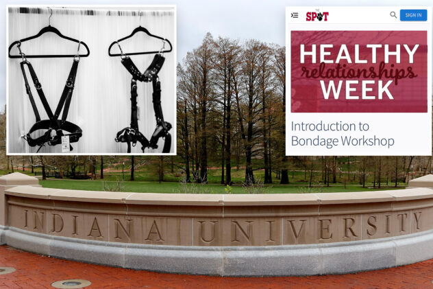 Indiana college cancels bondage class teaching ‘safe rope tying’ and ‘handcuff skills’ over parental backlash