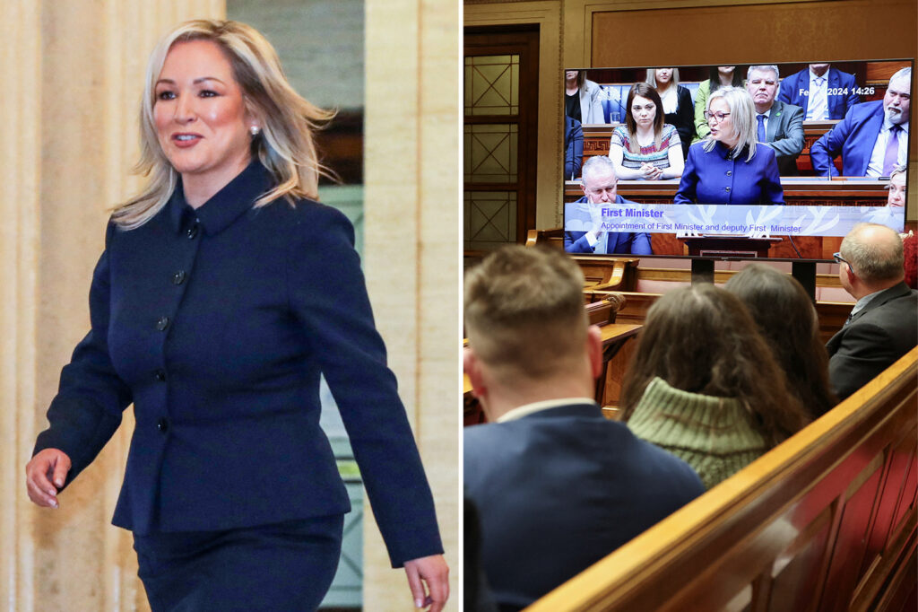 Irish unity within ‘touching distance’ as Northern Ireland names Sinn Féin’s Michelle O’Neill as First Minister