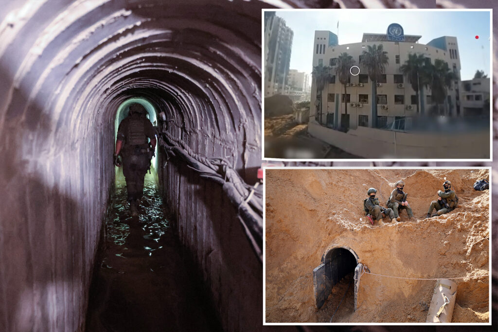 Israel uncovers Hamas tunnels under UNRWA headquarters in Gaza, claims terrorists siphoned electricity from the site