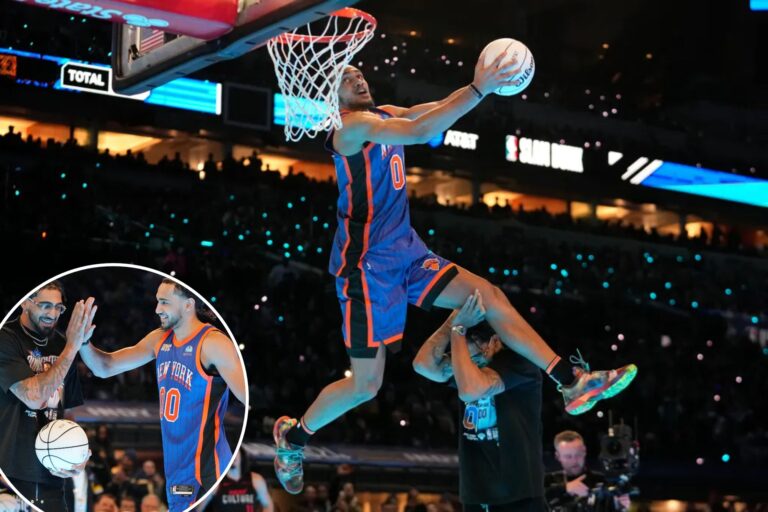 Jacob Toppin snubbed in bid to win Slam Dunk contest like his brother did