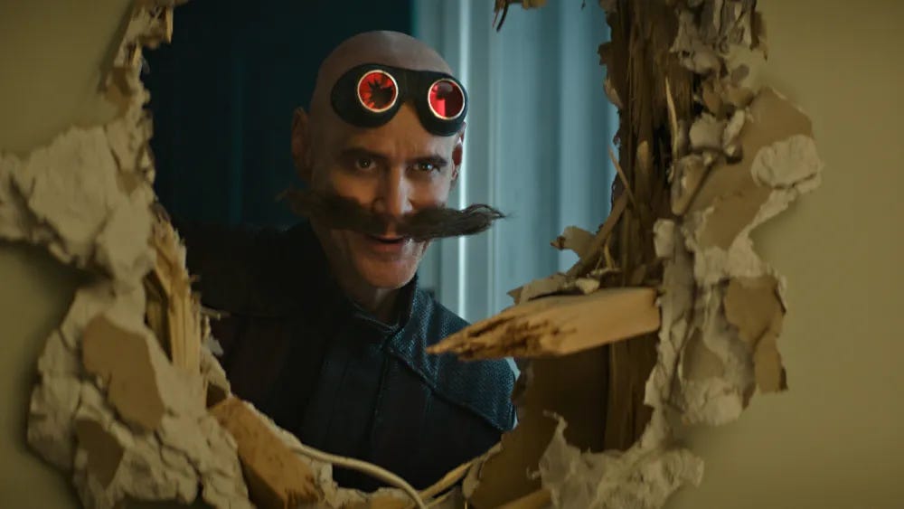 Jim Carrey returns as Dr. Robotnik in Sonic the Hedgehog 3 film