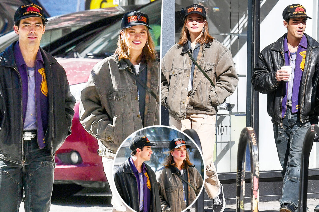 Joe Jonas lends new flame Stormi Bree his jacket during NYC stroll