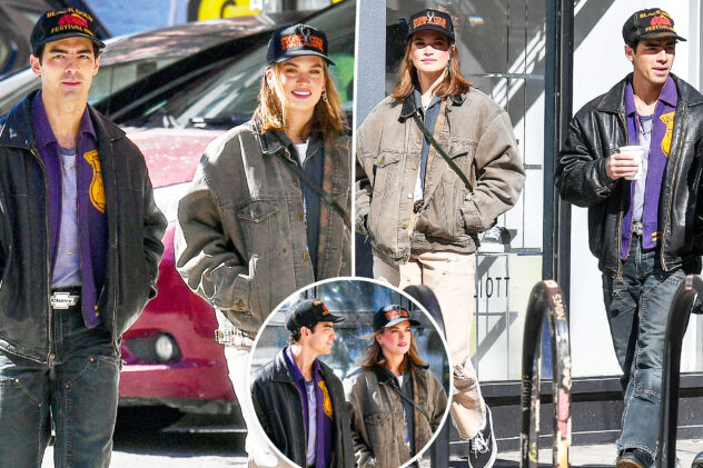 Joe Jonas lends new flame Stormi Bree his jacket during NYC stroll