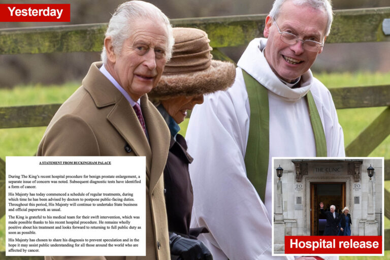 King Charles diagnosed with cancer less than 15 months after taking the throne, Buckingham Palace reveals