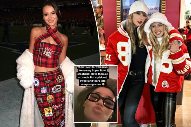 Kristin Juszczyk hypes Super Bowl 2024 styles after Taylor Swift moment: ‘Blood, sweat and tears’
