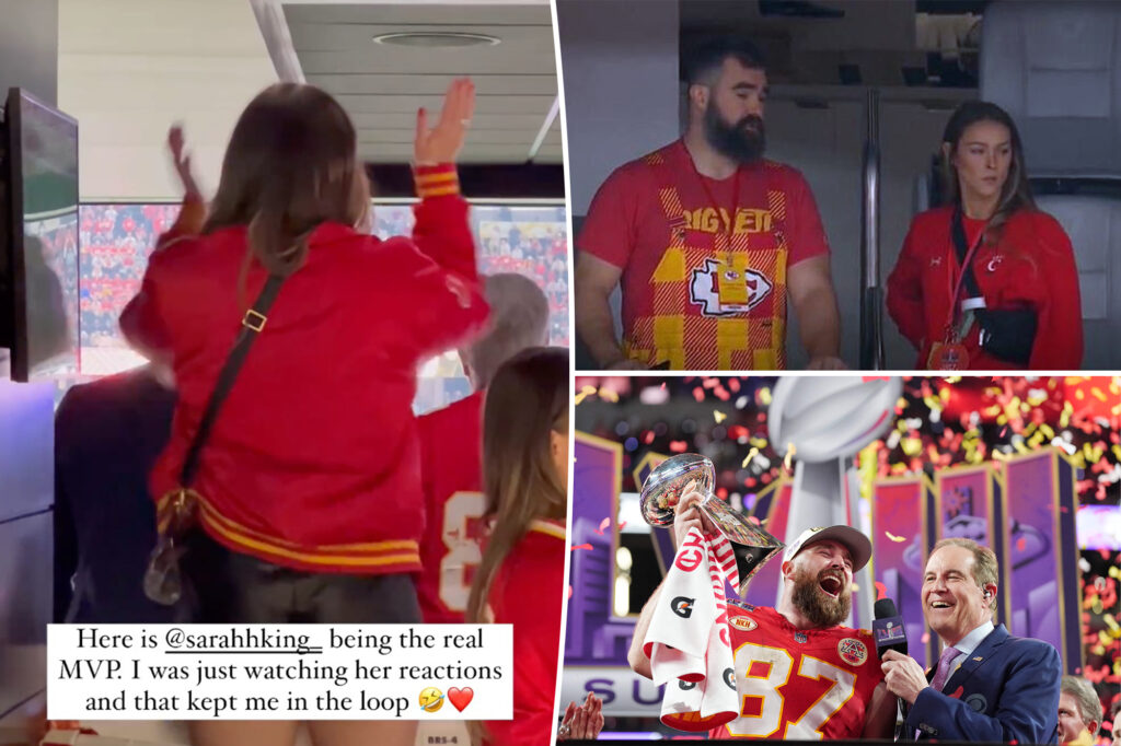 Kylie Kelce refused to watch brother-in-law Travis play in Super Bowl 2024 after ‘superstition kicked in hard’