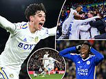 Leeds 3-1 Leicester: Archie Gray scores first senior goal as Daniel Farke's side come from behind to reduce the Foxes' lead at the top of the Championship to six points