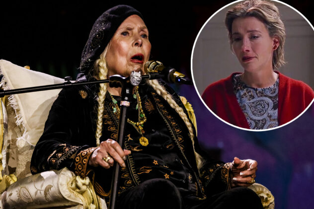 ‘Love, Actually’ scene goes viral after Joni Mitchell’s stunning Grammys performance