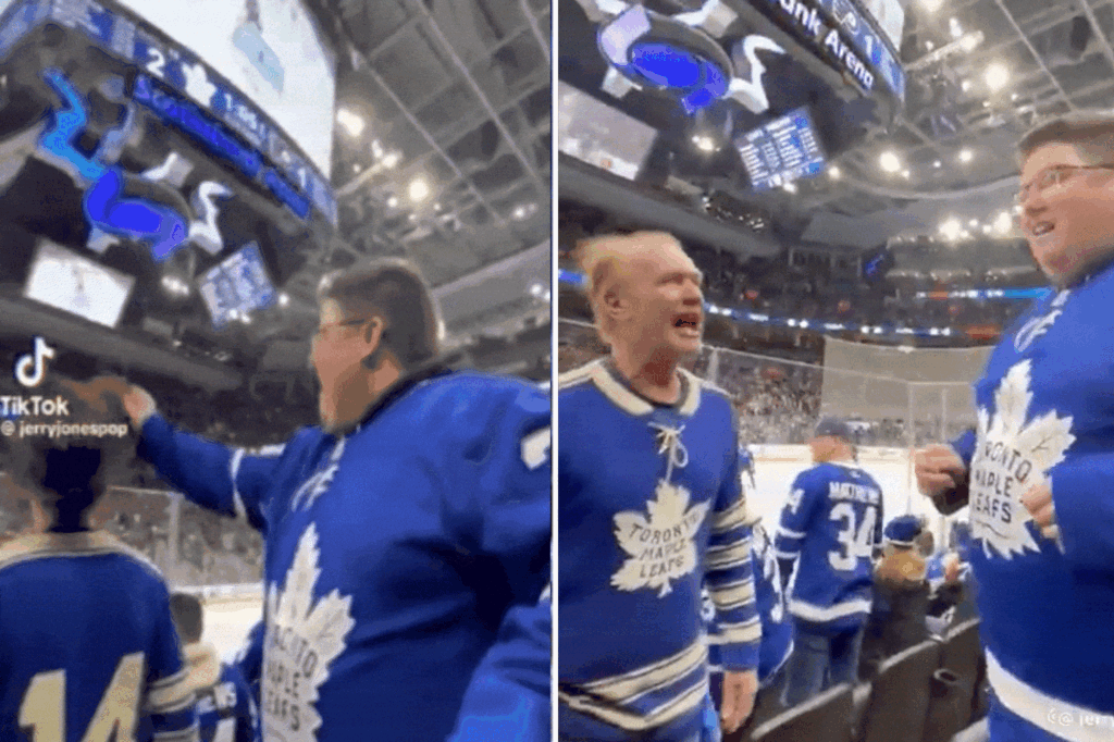 Maple Leafs fan ripped for throwing elderly season ticket holder’s fedora on ice during hat trick: ‘He told me to!’