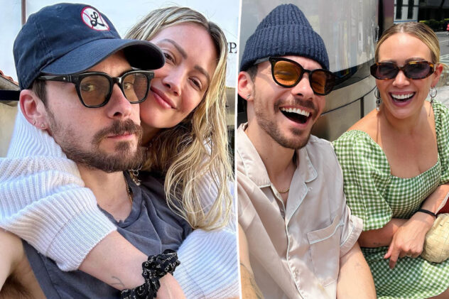 Matthew Koma posts photos of wife Hilary Duff being ‘saved’ by her exes in hilarious Valentine’s Day tribute